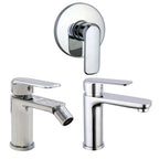 Composizione di miscelatori per lavabo