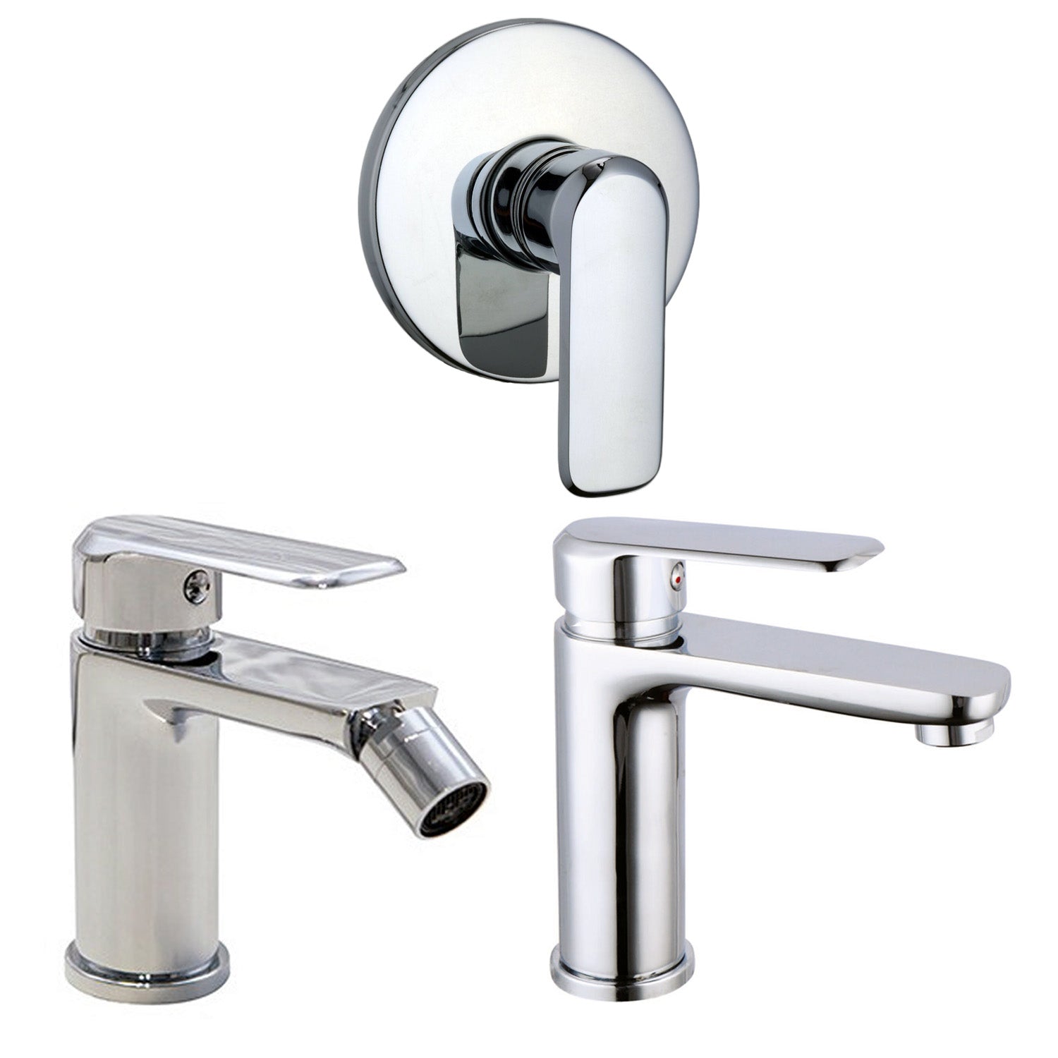 Composizione di miscelatori per lavabo