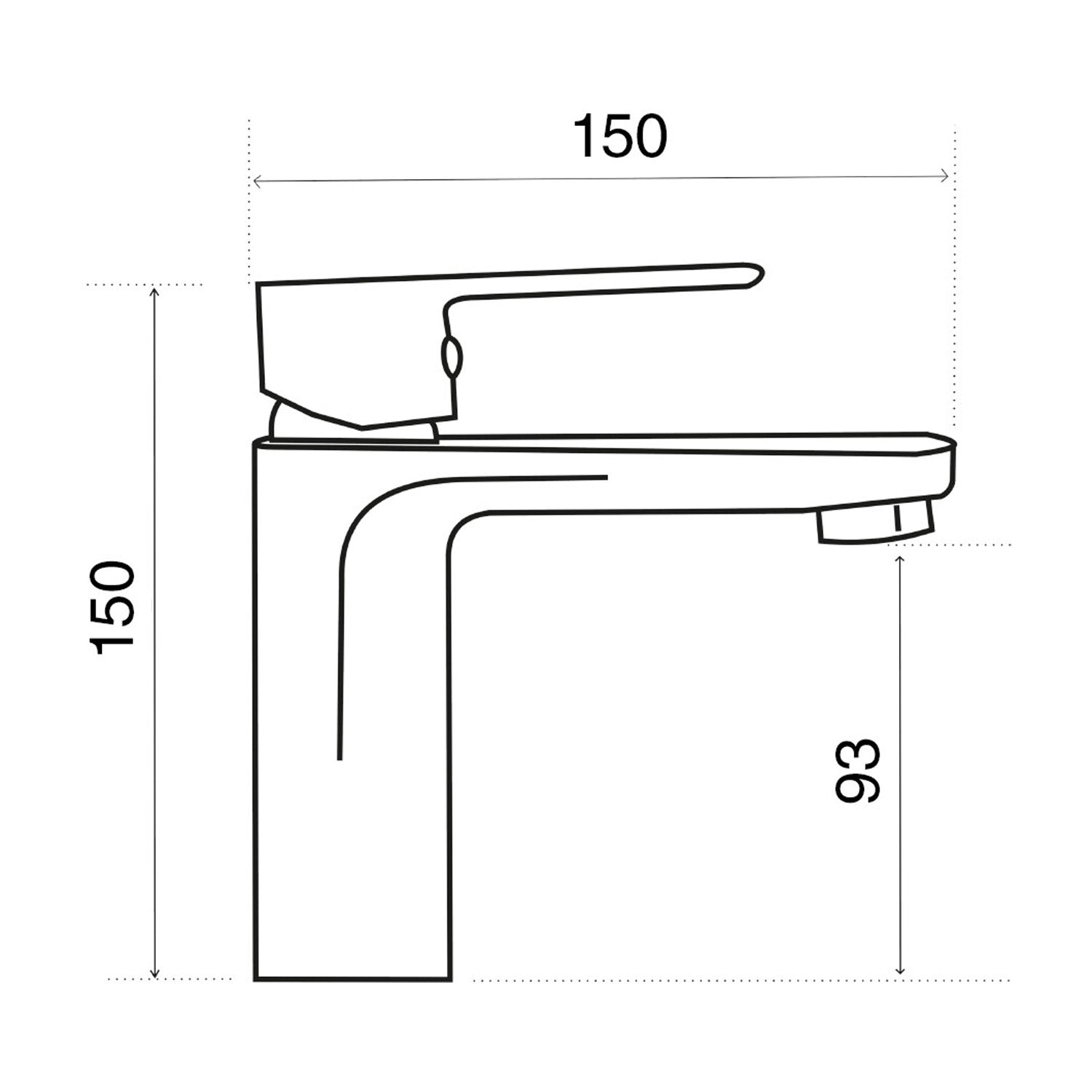 Composizione di miscelatori per lavabo