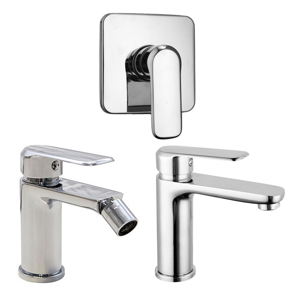 Composizione di miscelatori per lavabo