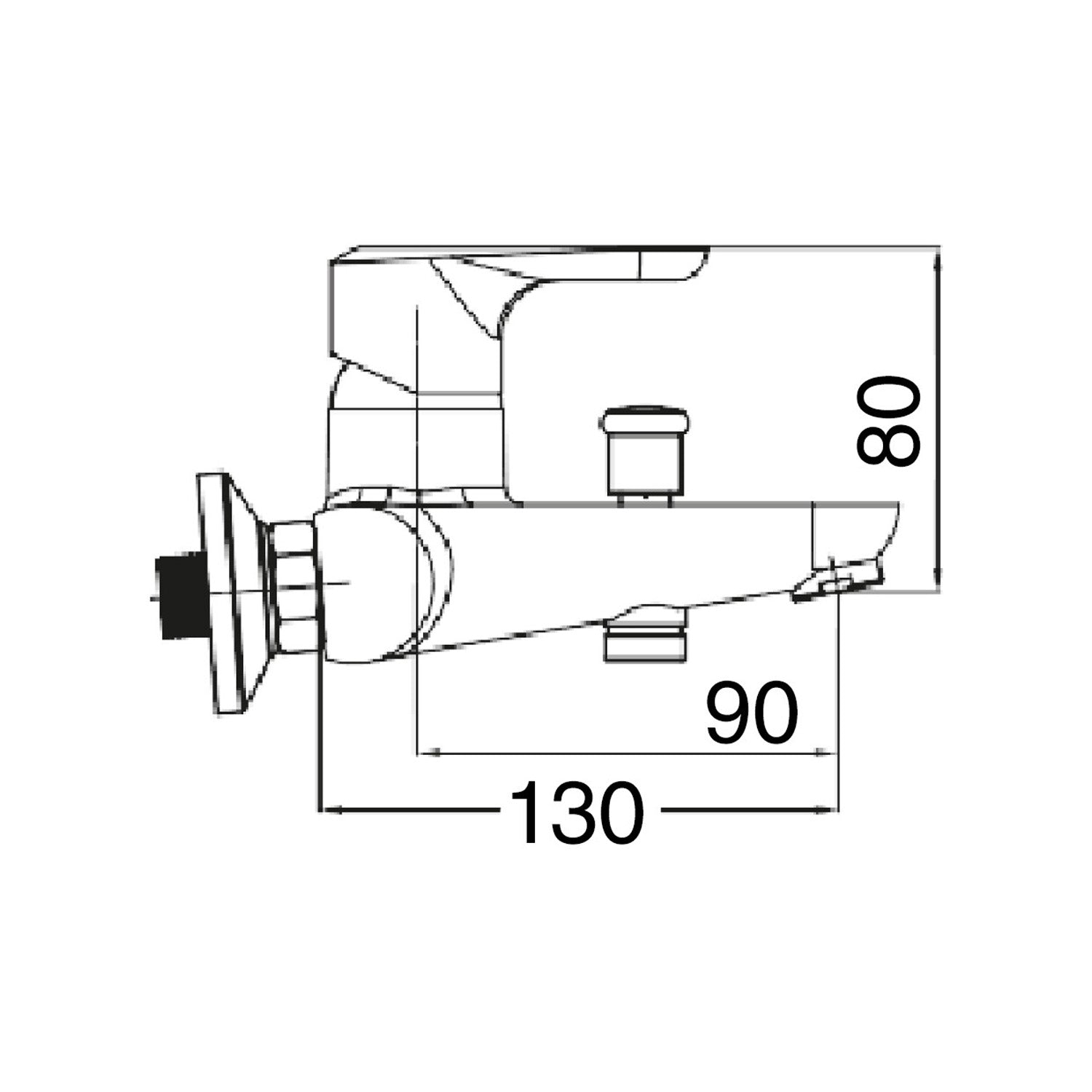 Composizione di miscelatori per lavabo