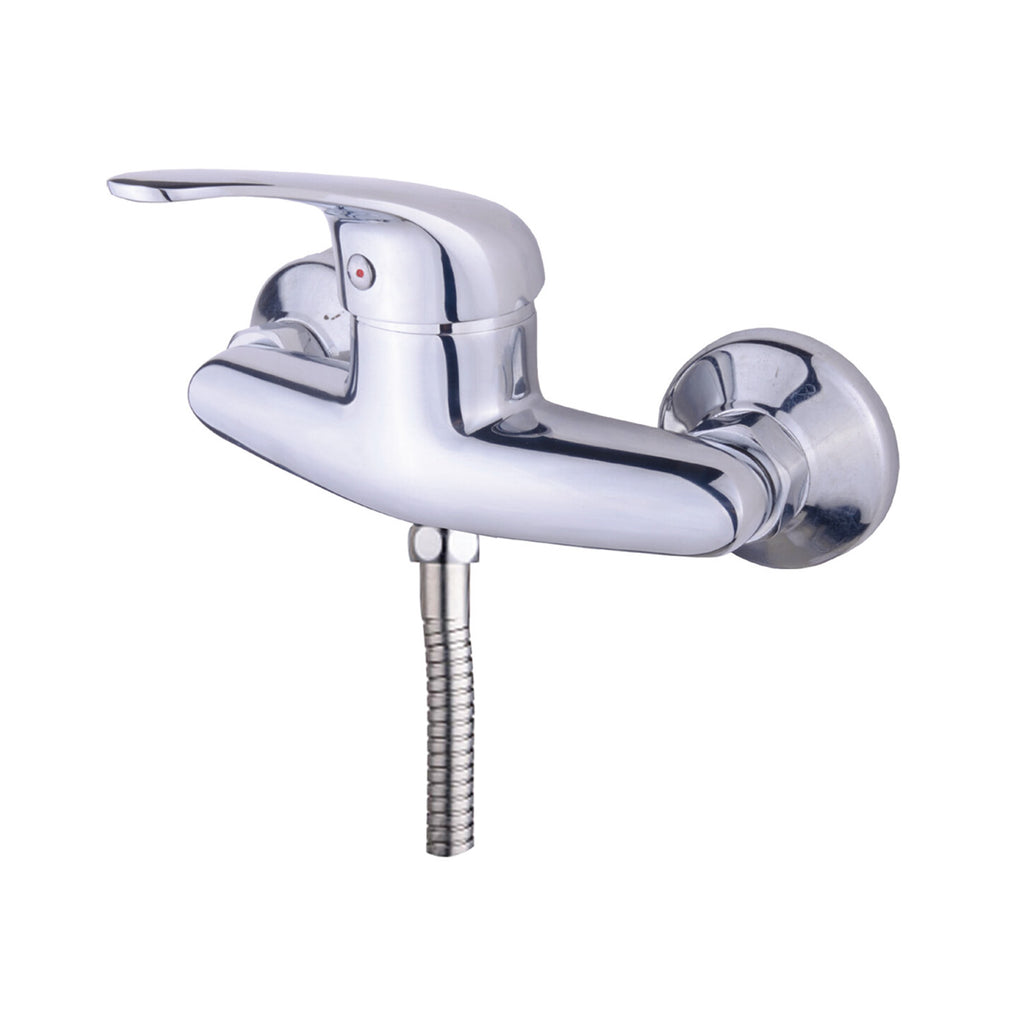 Miscelatore doccia esterno una via Celia in ottone cromato