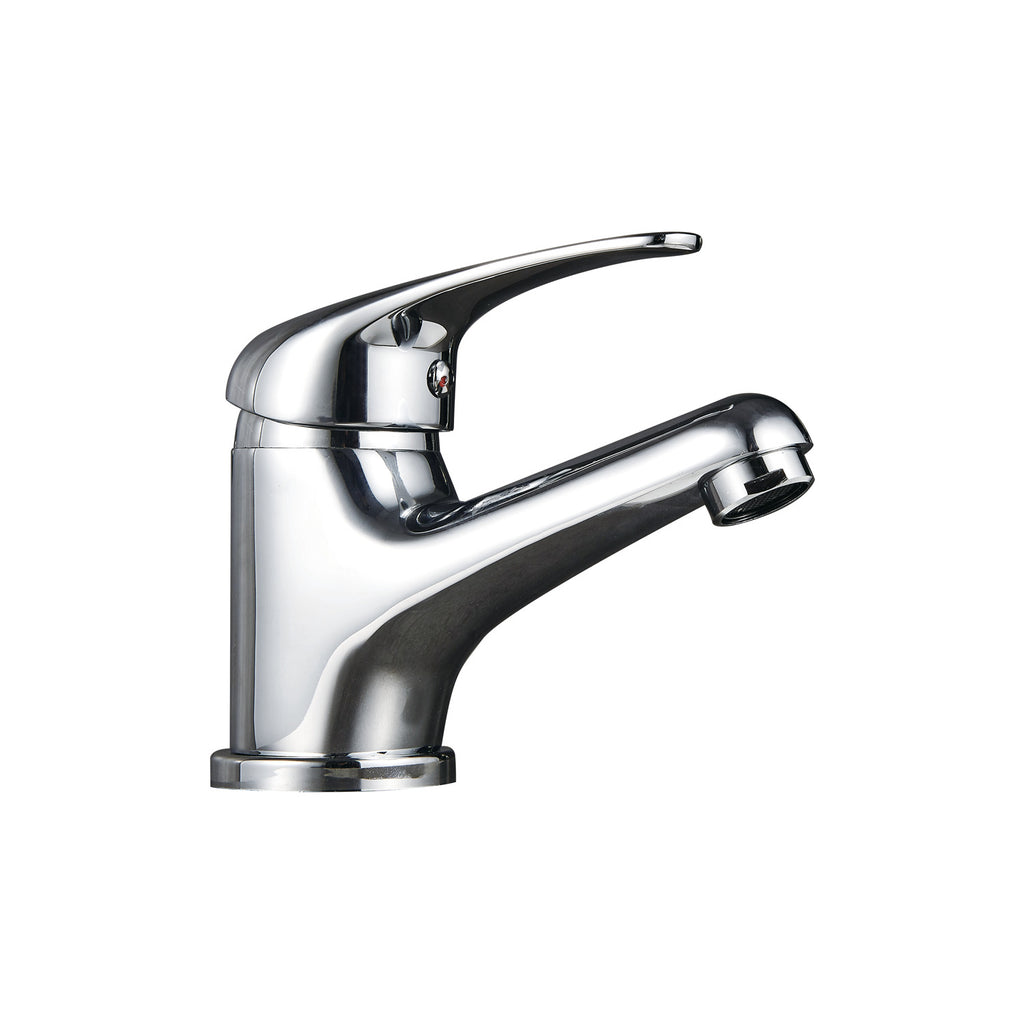 Coppia di miscelatori per lavabo e bidet serie Celia in ottone cromato