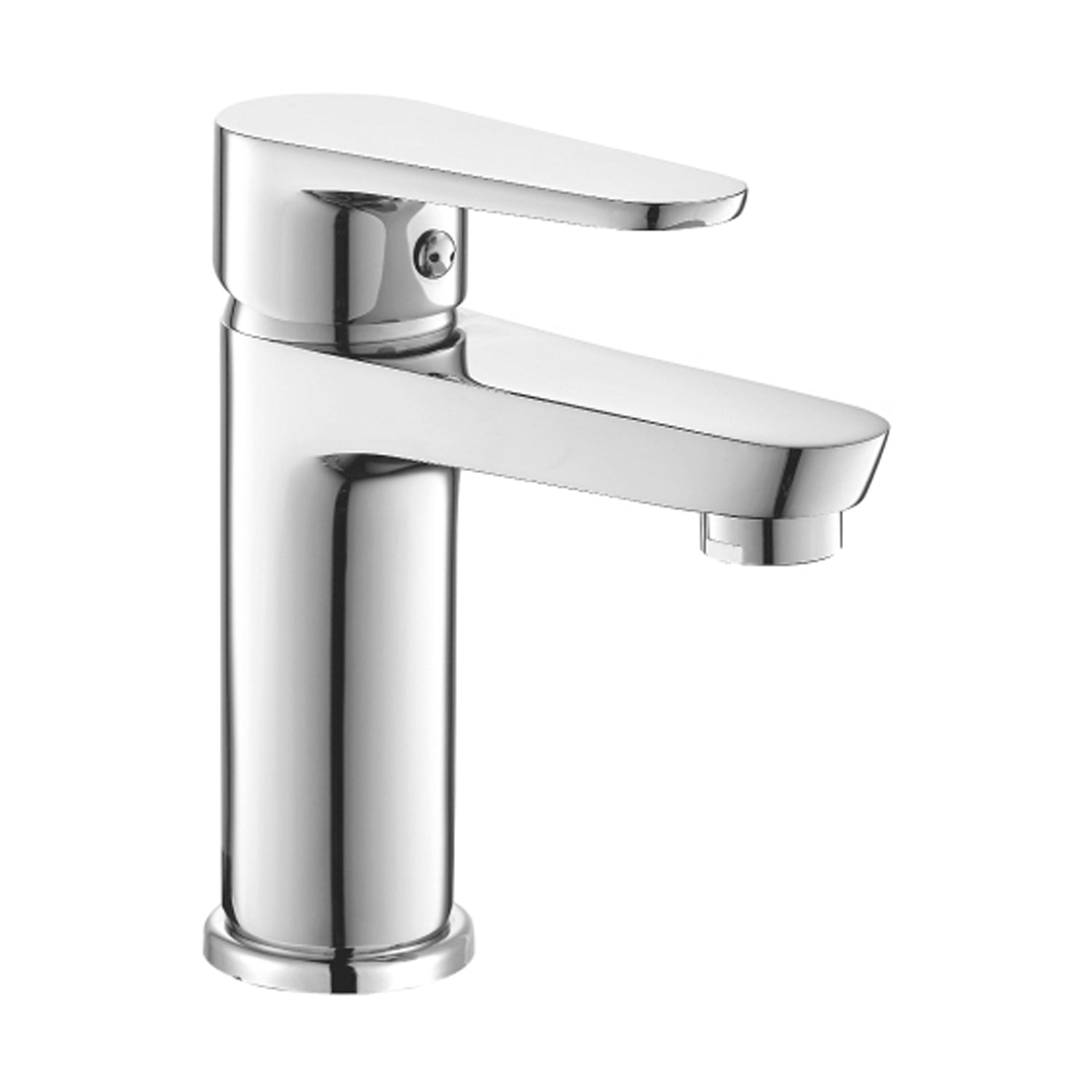 Miscelatore lavabo modello Rose 2.0 in ottone cromato con scarico automatico 11/4''