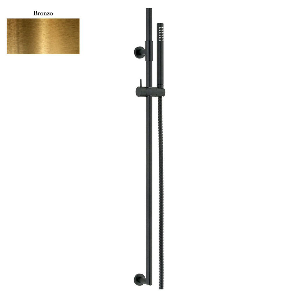 Saliscendi in ottone 2cm x 90cm doccia Artiste flessibile bronzo