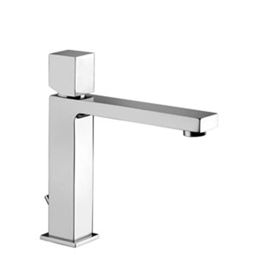Miscelatore lavabo medio senza scarico Paffoni Elle con leva Cubo