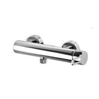 Set saliscendi con asta Level e miscelatore doccia esterno cromo Paffoni