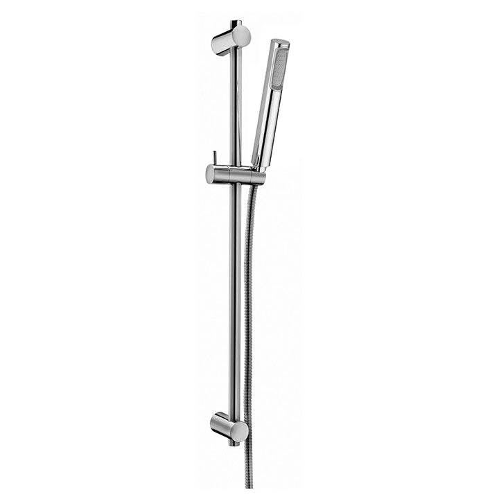Set saliscendi con doccia tonda minimale e miscelatore doccia esterno Stick cromo Paffoni