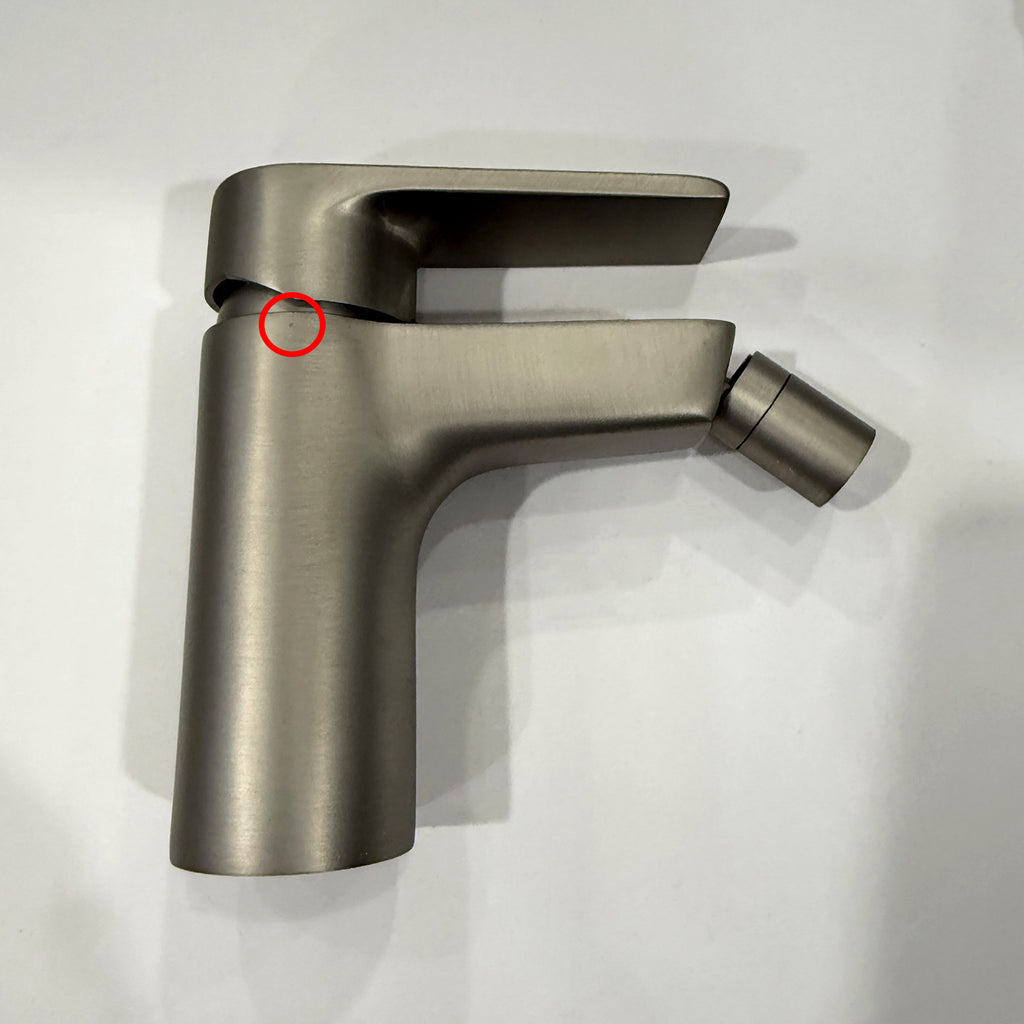 Miscelatore bidet linea Artic di Mariani Rubinetterie in Nichel Spazzolato - VERSIONE OUTLET