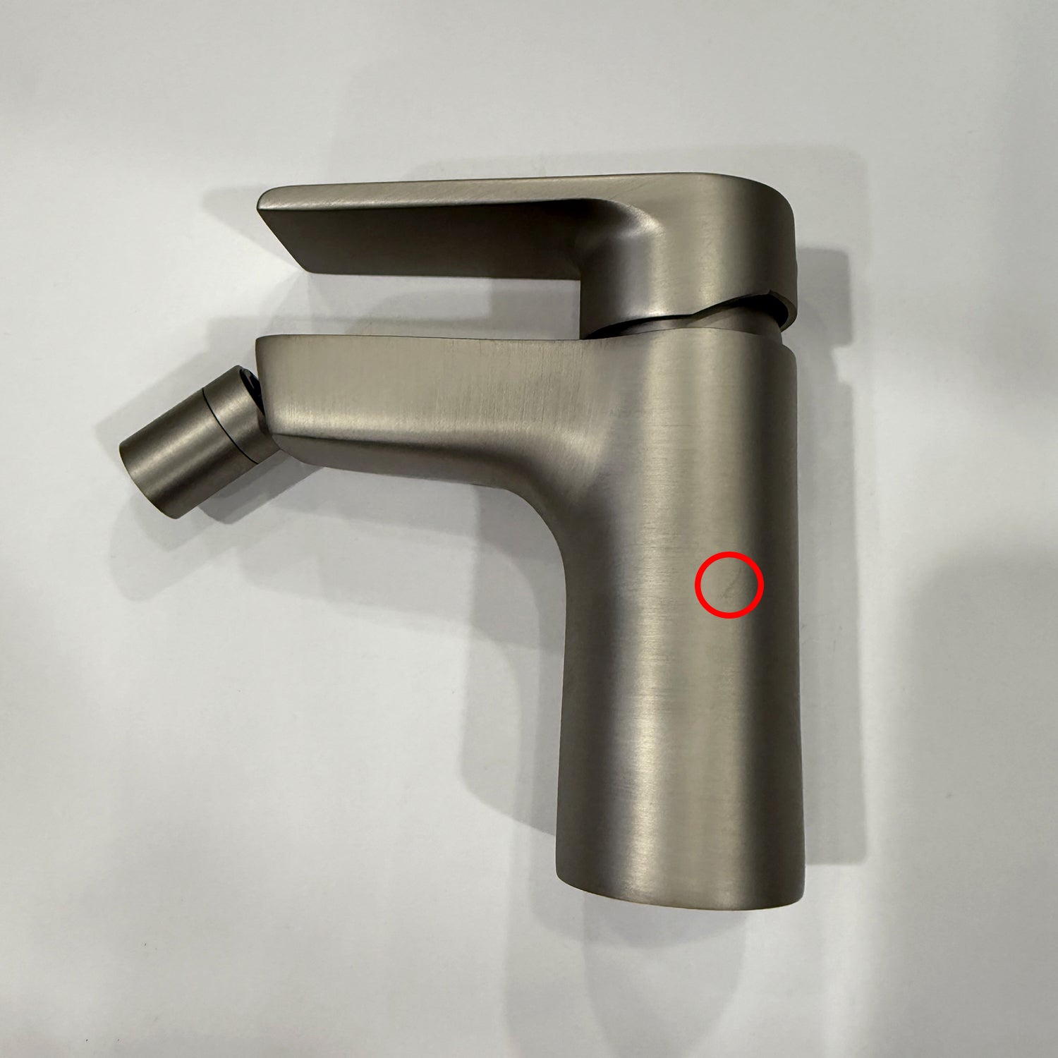 Miscelatore bidet linea Artic di Mariani Rubinetterie in Nichel Spazzolato - VERSIONE OUTLET