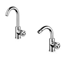 Kit miscelatori lavabo+bidet serie MimÃ¬ Keller Taps