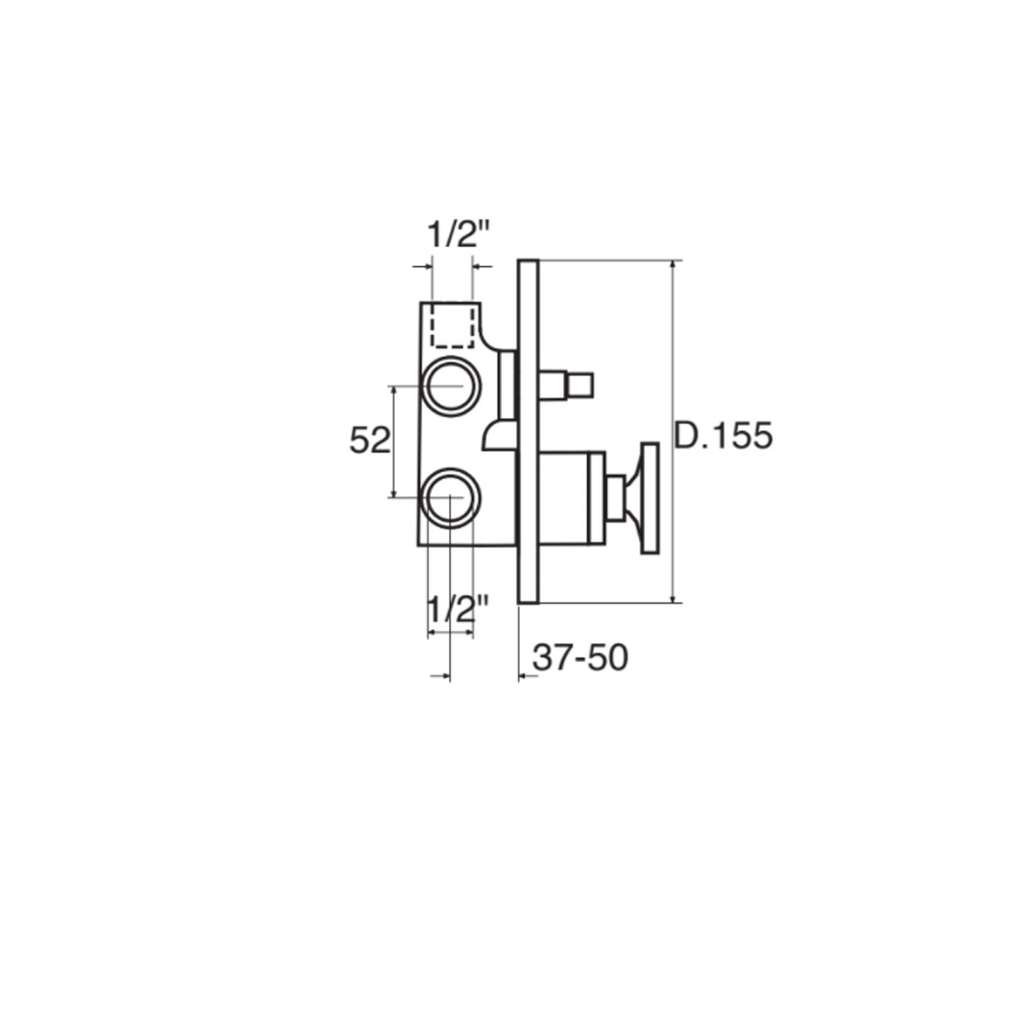 Kit miscelatori lavabo+bidet+doccia con deviatore a 2 uscite serie MimÃ¬ Keller Taps