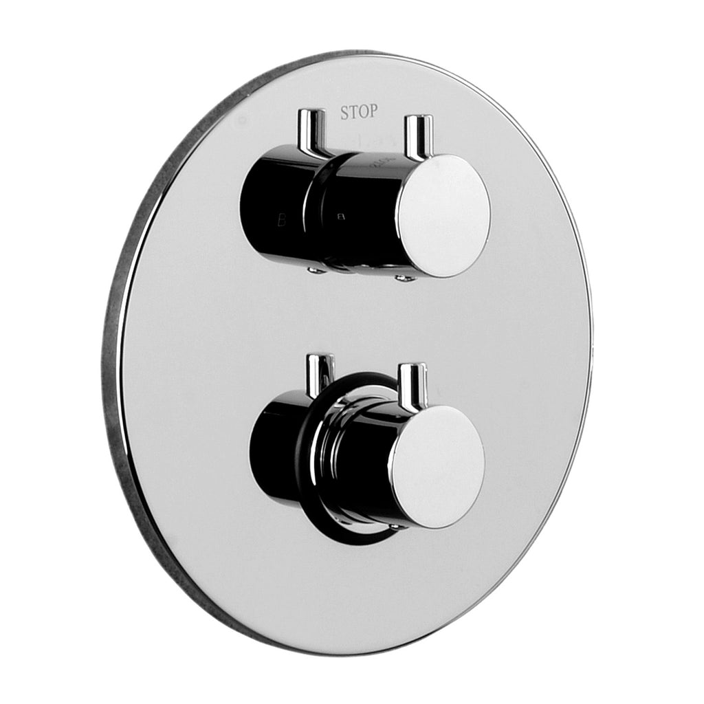 Miscelatore termostatico incasso doccia 1 uscita Paffoni Light ottone cromato