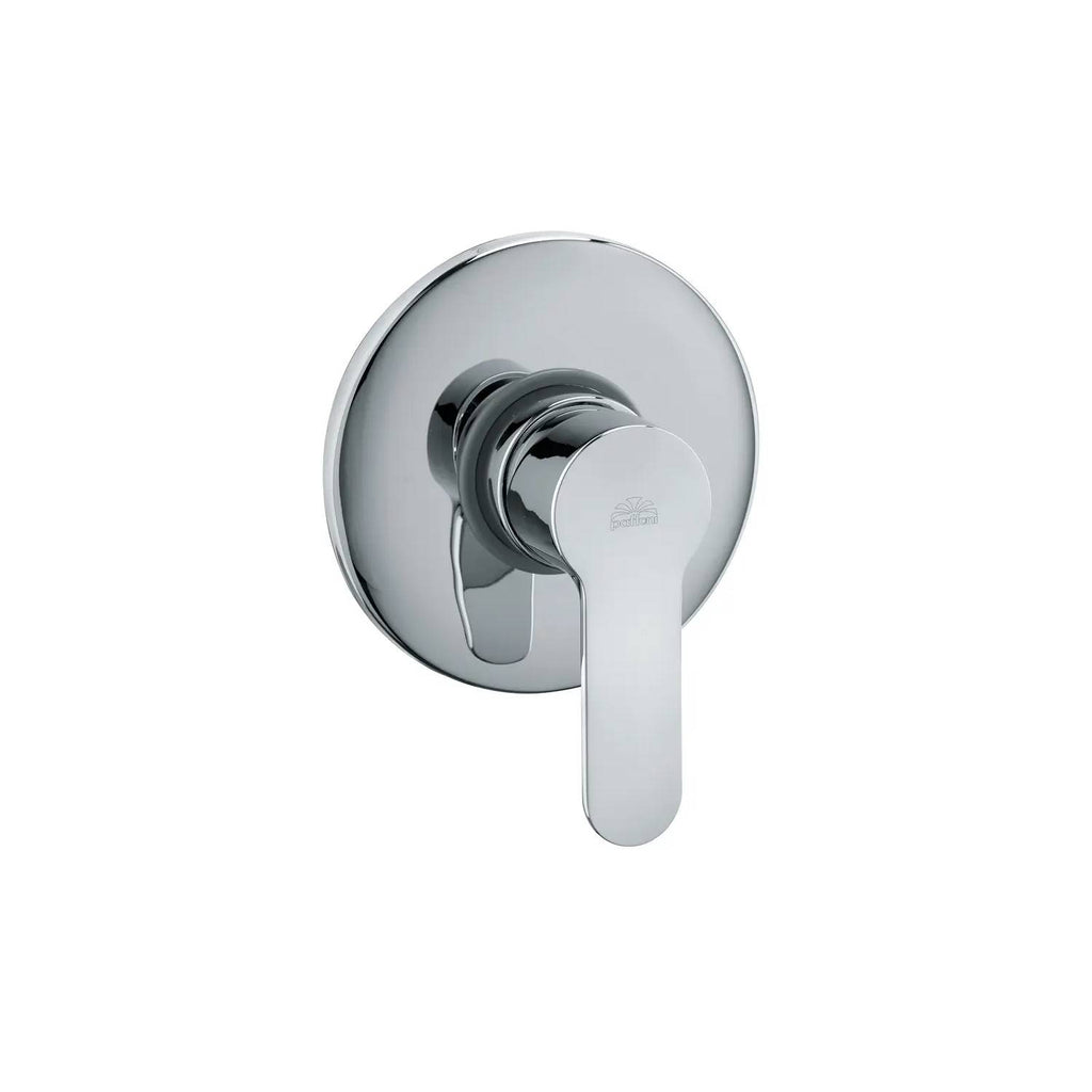 Set soffione doccia tondo anticalcare con braccio 30cm e miscelatore doccia incasso Cromo Paffoni