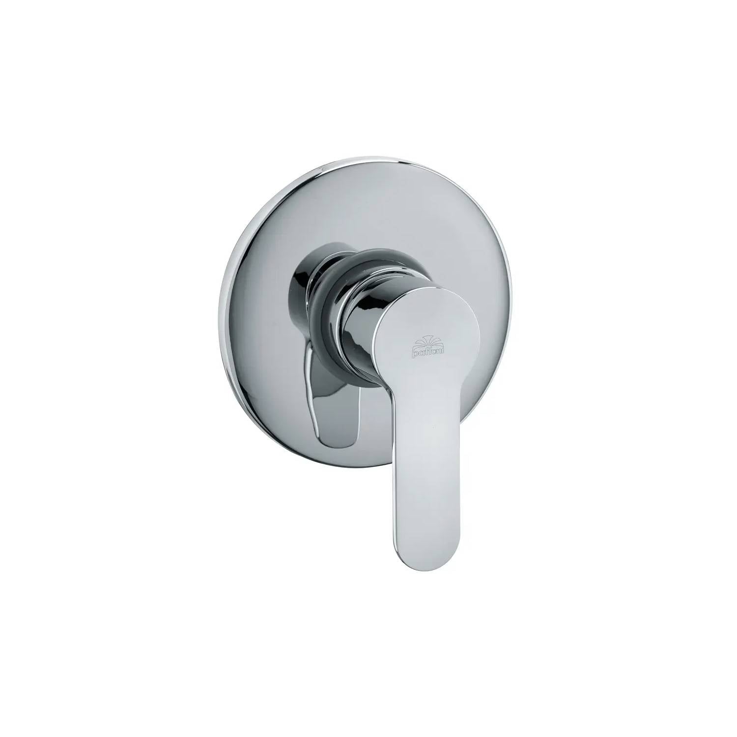 Set soffione doccia tondo anticalcare con braccio 30cm e miscelatore doccia incasso Cromo Paffoni