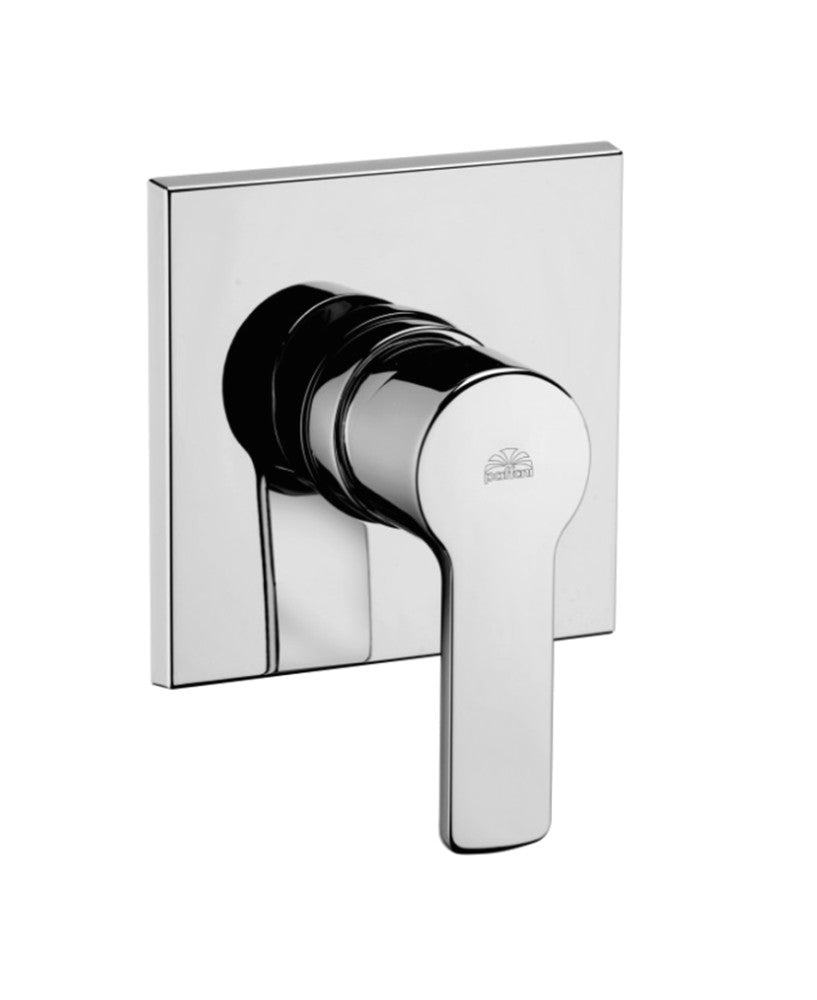 Set Soffione doccia tondo diametro 300 con braccio quadrato e miscelatore incasso doccia Cromo Paffoni