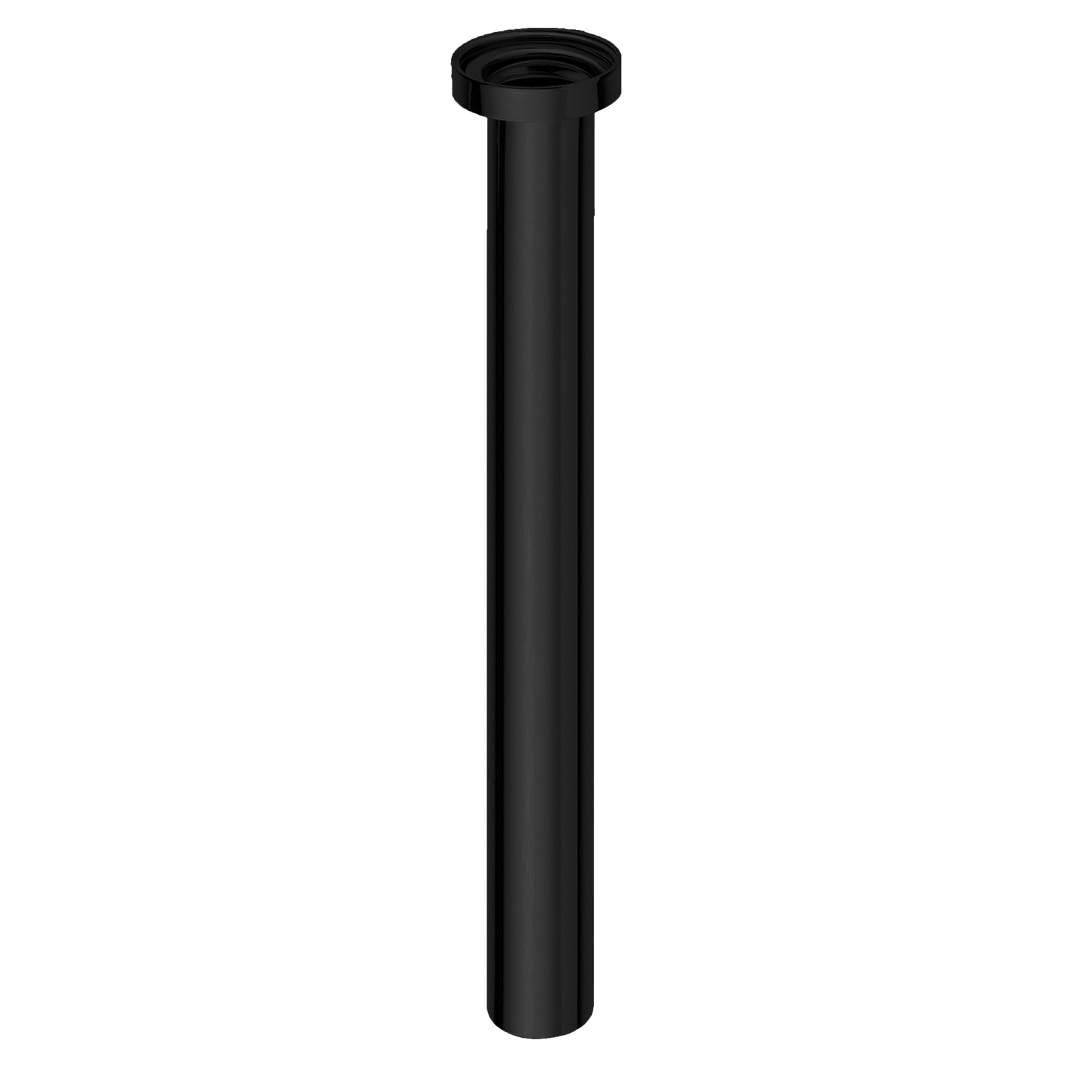 Tubo verticale nero opaco lungo 400mm tagliabile per sifone Paffoni con codice ZACC240NO