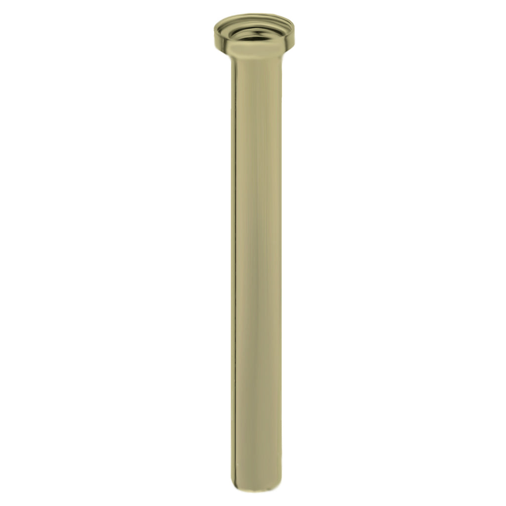 Tubo verticale oro spazzolato lungo 400mm tagliabile per sifone Paffoni con codice ZACC240HGSP