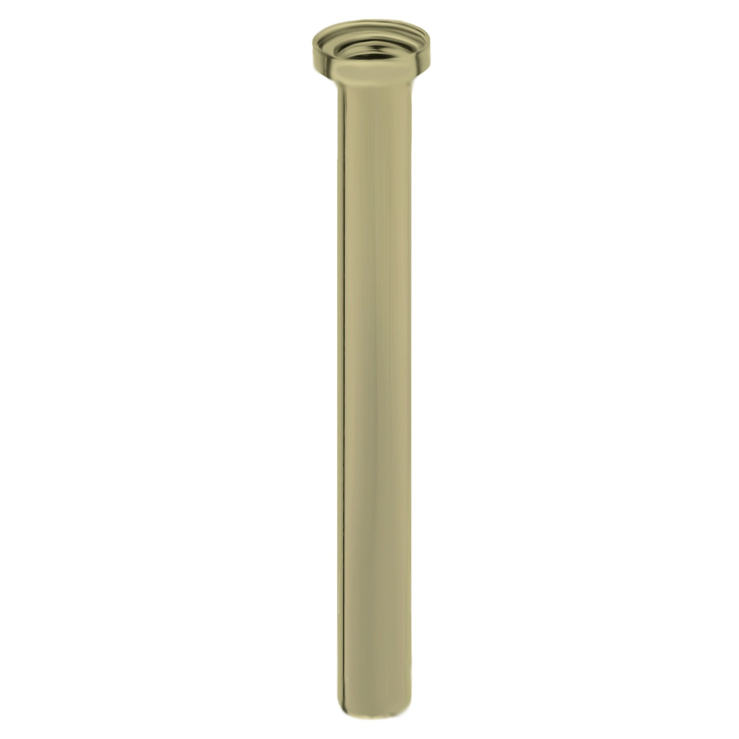 Tubo verticale oro spazzolato lungo 400mm tagliabile per sifone Paffoni con codice ZACC240HGSP