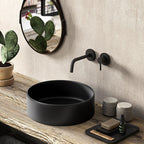 Miscelatore lavabo incasso con bocca da 178 mm Paffoni Light Nero Opaco