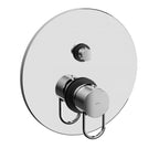 Miscelatore doccia con deviatore a pulsante 2 uscite Paffoni Jocker cromato