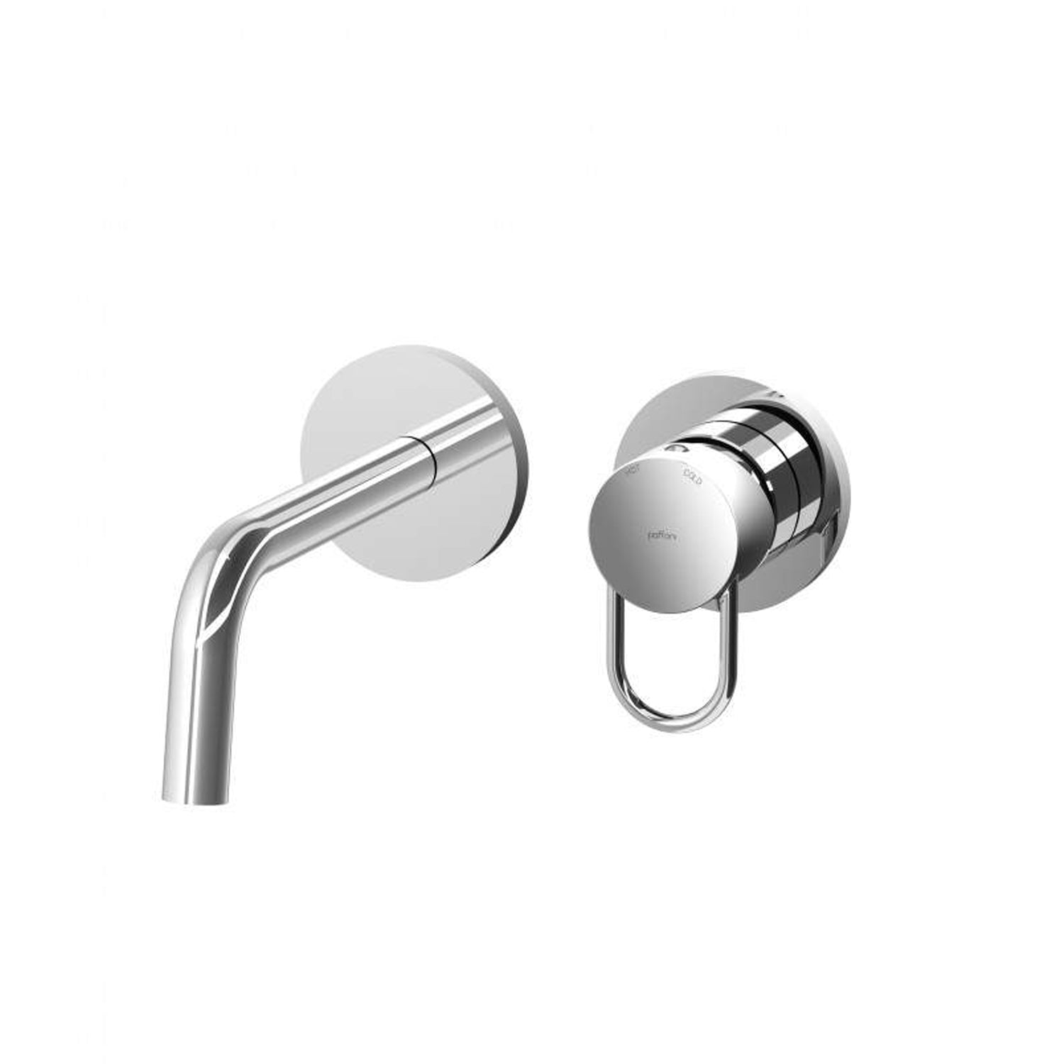 Miscelatore lavabo incasso con bocca cm 24