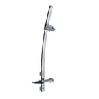 Saliscendi Venus con asta ovale h80cm con scorrevole abs e portasapone