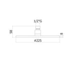 Set soffione doccia tondo con braccio doccia tondo e miscelatore termostatico con set doccia duplex cromo Paffoni