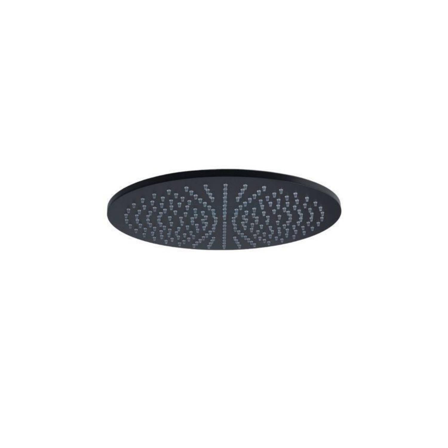 Set Soffione doccia tondo e braccio doccia lusso con miscelatore termostatico e set duplex doccia nero opaco Paffoni