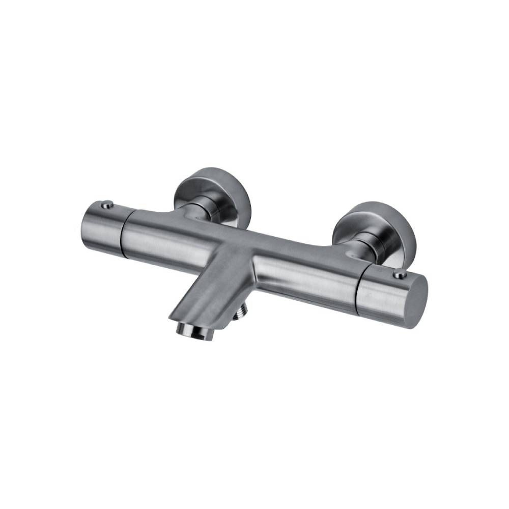 Miscelatore vasca Termostatico serie Light modello LIQ022ST Steel looking Paffoni