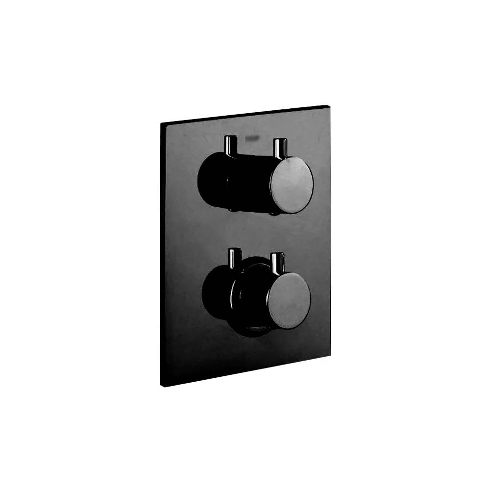 Miscelatore termostatico incasso doccia serie Light modello LIQ513NO/M nero opaco Paffoni