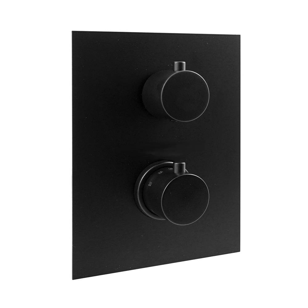 Miscelatore doccia termostatico ad incasso serie Light modello LIQ519NO/M nero opaco Paffoni
