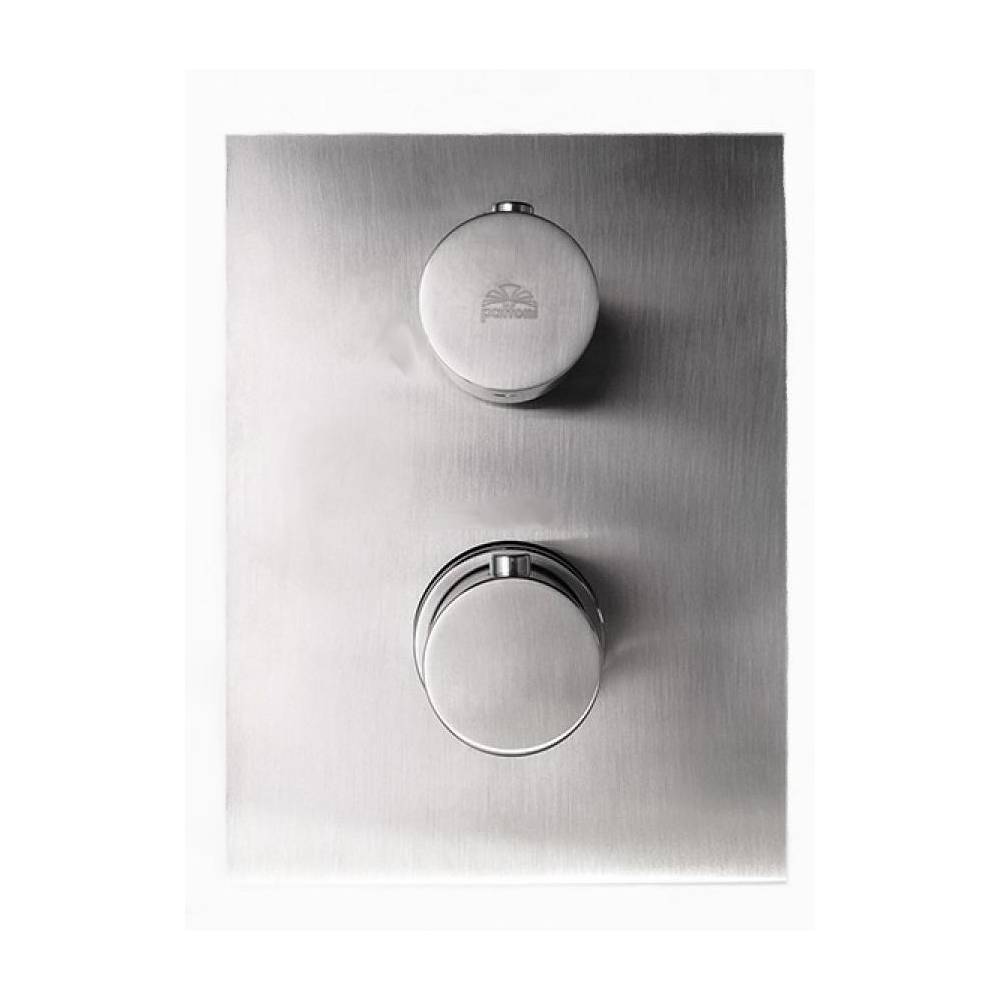 Miscelatore doccia termostatico ad incasso serie Light modello LIQ519ST/M steel looking Paffoni