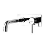 Miscelatore Lavabo Incasso con piastra Unica senza scarico in ottone Cromo collezione Pico di Mamoli Rubinetterie