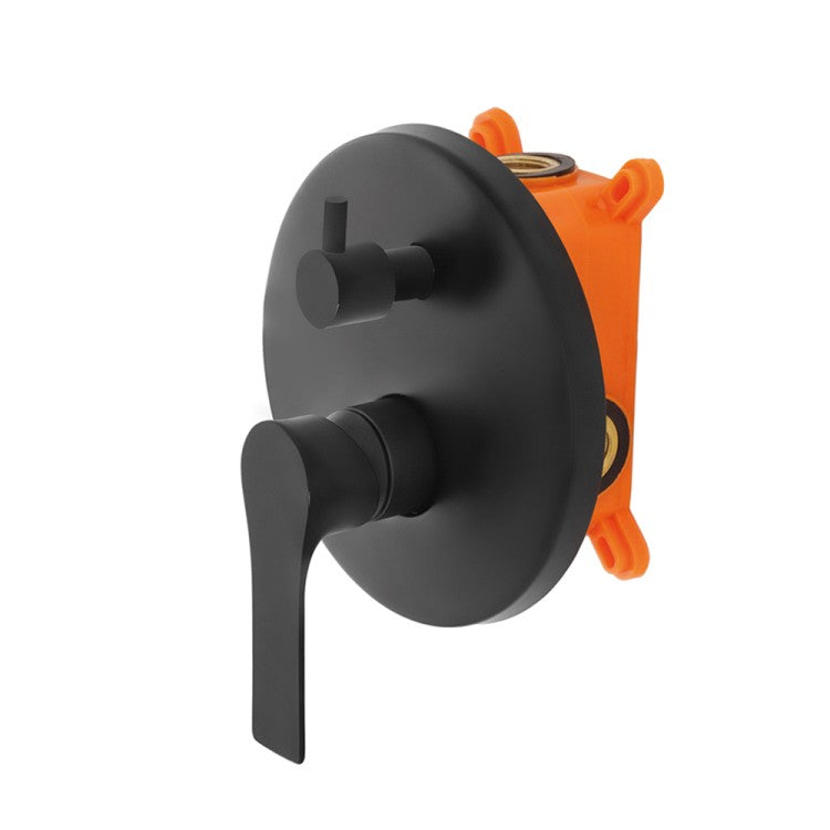 Miscelatore monocomando doccia RubiFlux serie Silvia - Nero Opaco