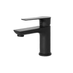 Kit miscelatore lavabo + bidet RubiFlux serie Silvia con scarico clic-clac - Nero Opaco