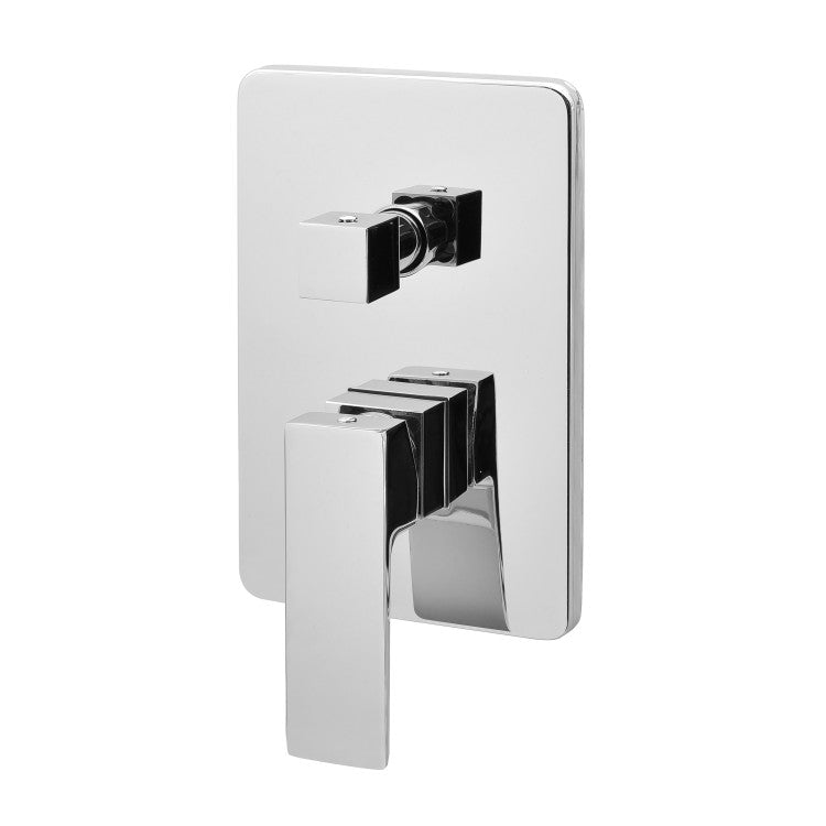 Miscelatore monocomando doccia RubiFlux serie Arkon con deviatore - Cromo