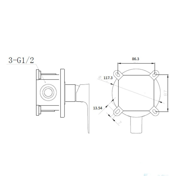 Kit miscelatore lavabo