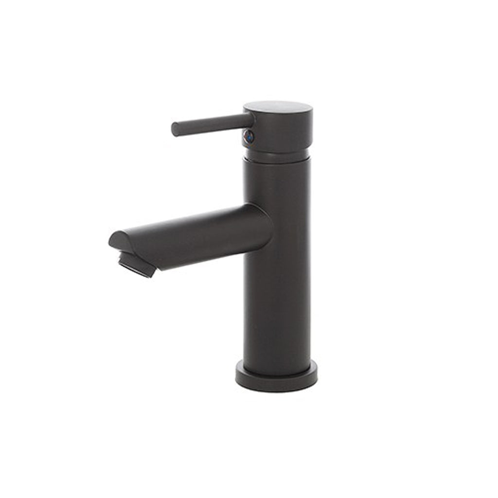 Kit miscelatore lavabo + bidet RubiFlux serie Yarn con scarico clic-clac - Nero Opaco