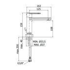 Miscelatore lavabo senza scarico Paffoni Candy ottone cromo lucido