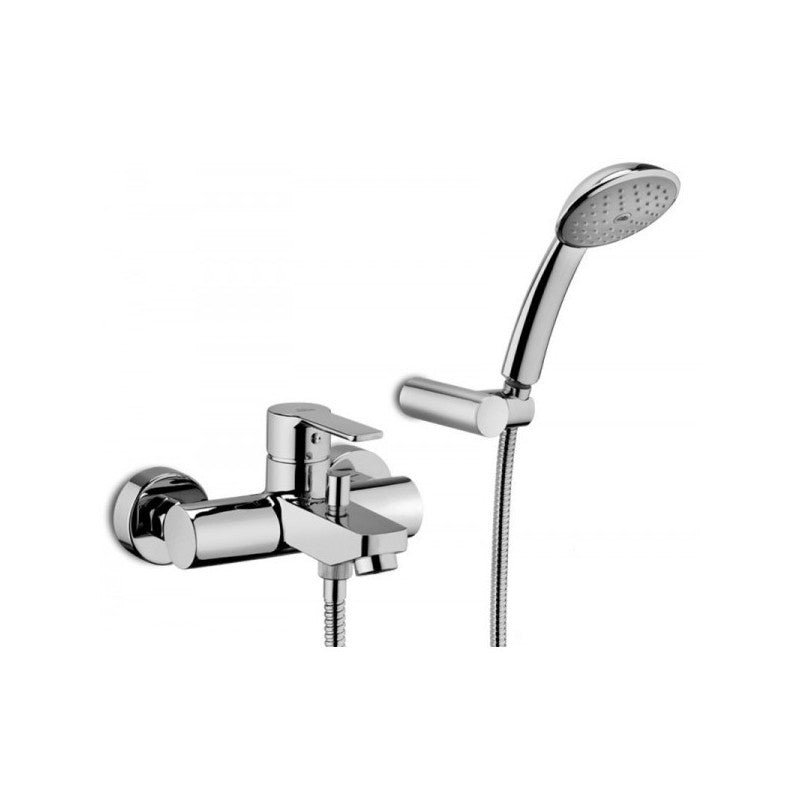 Miscelatore vasca doccia Paffoni Red con doccetta duplex