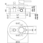 Paffoni Stick miscelatore incasso doccia con deviatore automatico
