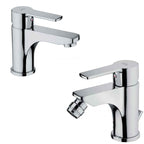 Paffoni Red miscelatore lavabo c/scarico + bidet c/scarico ottone cromato