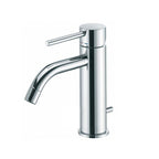 Miscelatore lavabo con scarico Paffoni Light in ottone cromato