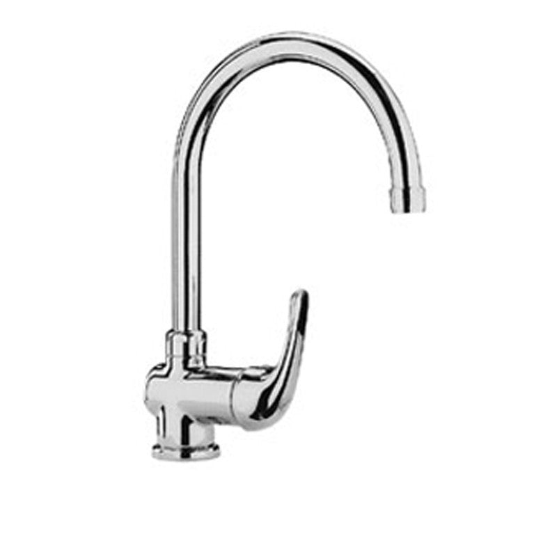 Paffoni Apollo rubinetto lavello canna orientabile ottone cromato