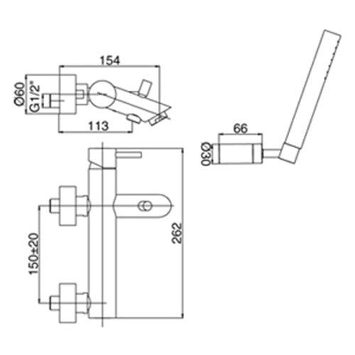 Paffoni Light miscelatore lavabo c/scarico
