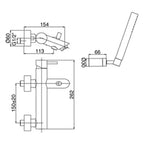 Paffoni Light miscelatore lavabo c/scarico