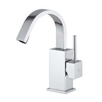Miscelatore bidet  Paffoni Level con scarico e canna orientabile quadrata