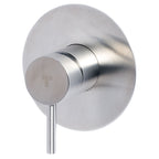 Miscelatore monocomando doccia incasso in acciaio Inox Satinato collezione Nilo di Tubico