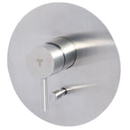 Miscelatore monocomando doccia incasso con deviatore a 2 vie in acciaio Inox Satinato collezione Nilo di Tubico